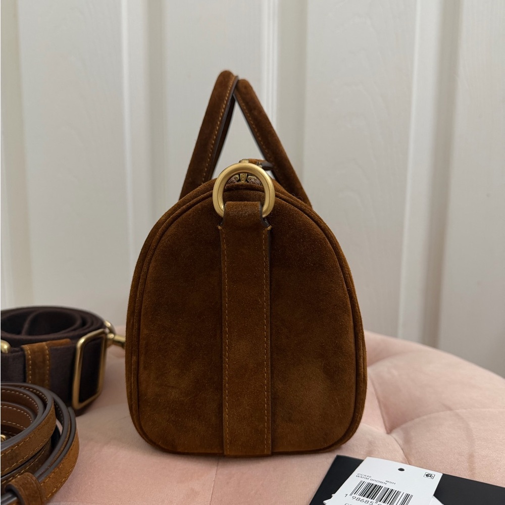 Coach Compass 25 Warm Brown Suede with Extra Straps - Picture 4 of 12